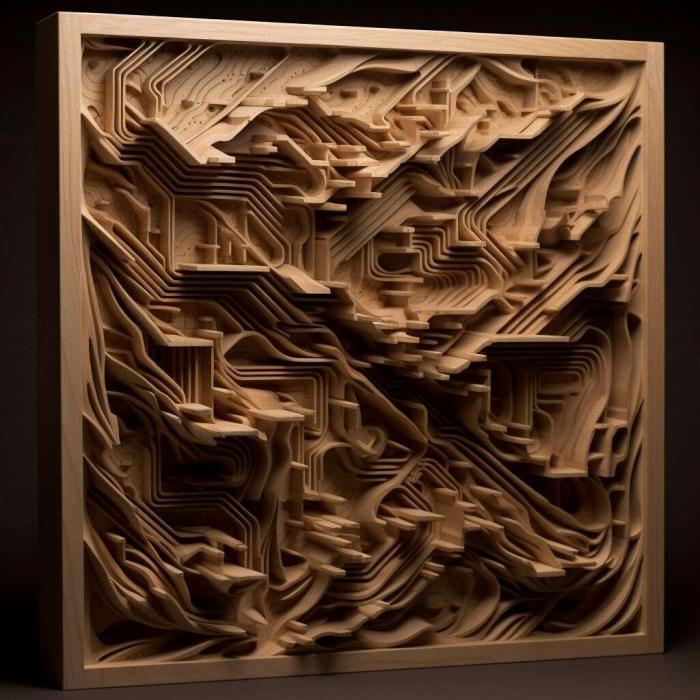 نموذج ثلاثي الأبعاد لآلة CNC 3D Art 